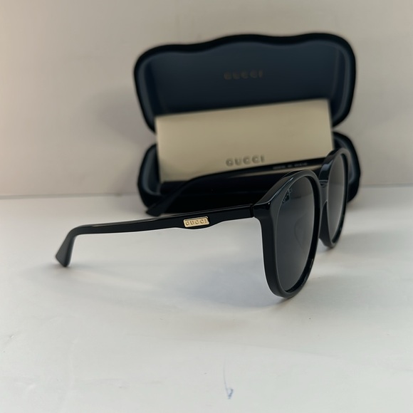 New Authentic GUCCI GG0261SA 001 Round Sunglasses - Picture 6 of 13